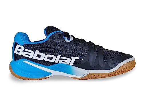 Babolat Shadow Tour Men's Indoor Court Shoe (Black/Blue) (9.5) #TOP1