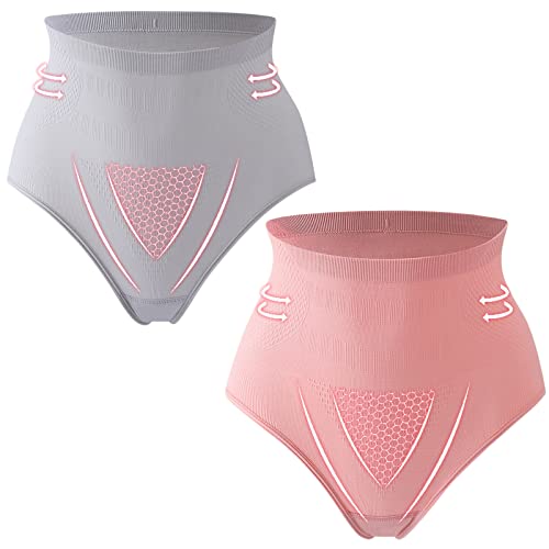 Pacote de roupa íntima feminina sem costura cintura alta cintura alta calcinha sem costura para mulh