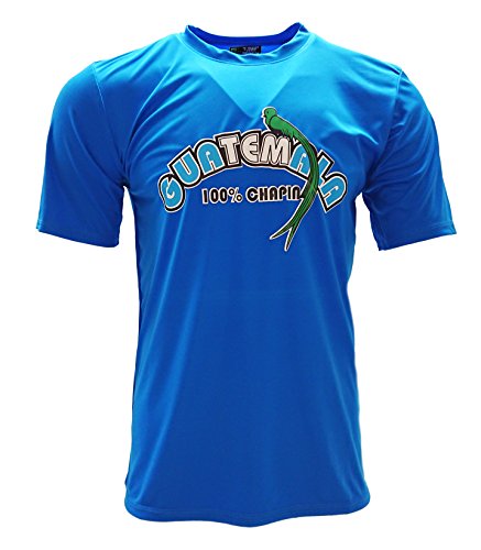 Arza Sports Guatemala 100% Chapin Jersey Color Aqua (X-Large)