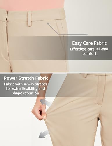 Image of Symbol Premium Women's Slim Fit 4-Way Stretch Formal Trousers (Flexi-Waist | Easy Care | Desk-to-Dinner) (Available in Plus Sizes)