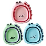 INOOMP 3個用折り み洗面盆 カー ーンデ 青 用洗面 で 匂 にな多機