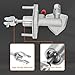 Dilomber Clutch Master Cylinder & Slave Cylinder Assembly Compatible with Honda Civic/Accord/CRV/Element Acura RSX/TSX 2.0LT 2.4LT, 2002-2010#Replace 46920-S7A-A03 46920-S7A-A01