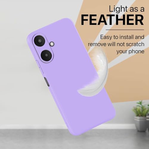 Image of Back Cover for Mi Redmi 13C 5G / Poco M6 5G | Full Camera Protection | Premium Liquid Silicon Case | Flexible Bumper Case for Mi Redmi 13C 5G / Poco M6 5G (Purple)