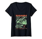 Photo Gallery donna durango colorado cool souvenir da viaggio rustico durango maglietta con collo a v Photo Gallery donna durango colorado cool souvenir da viaggio rustico durango maglietta con collo a v