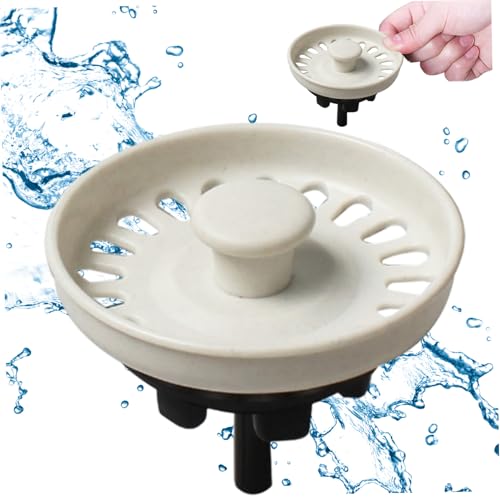 Colador de Fregadero Blanco 3 Pulgadas Portátil miniatura 4