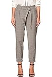 Webstoff ESPRIT Damen 029EE1B018 Hose, Grau (Grey 030), W34/L30(Herstellergröße: 34/30)