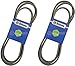 2 Pack Stens 265-704 OEM Replacement Belt Fits Snapper 7029266YP