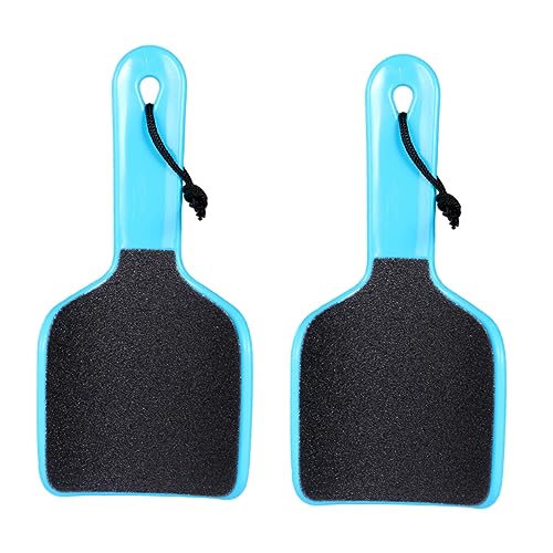 BESTYASH 2Pcs Double Sided Foot File Ergonomic Arc Shaped for Dead Skin Durable Foot Care Scrubber for Smooth Feet Easy to Clean for Use