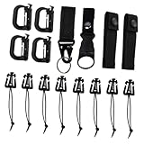 Porte-clés - la sangle est faite de plastique robuste et de corde élastique pour résister à une forte charge et à l'usure, protégeant ainsi votre appareil