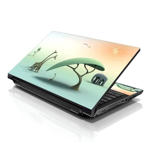 Image of LSS Laptop 15 15.6 Skin Cover with Colorful Cartoon Pattern for HP Dell Lenovo Apple Asus Acer Compaq - Fits 13.3 inch 14 inch 15.6 inch 16 inch (2 Wrist Pads Free)