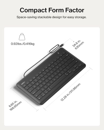 Belkin Lightning Wired Keyboard Plug & Play iPad - image 7