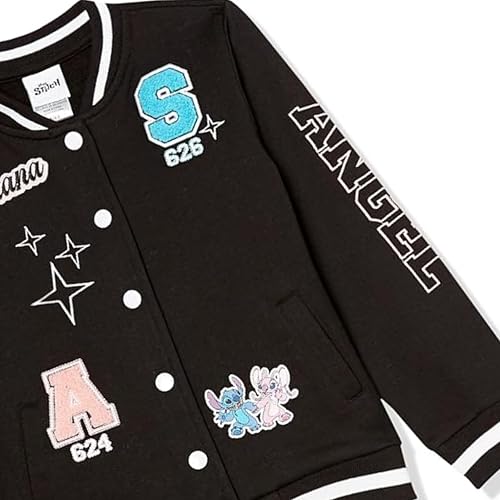 Image of Disney Lilo,Stitch and Angel Varsity Bomber Jacket - Little and Big Girl Sizes 4-16