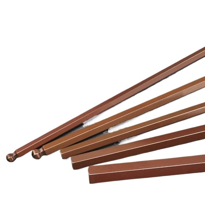 Chiavi A Brugola 400mm Lunghezza 3-10mm Chiave esagonale Chiave con impugnatura a T Chiave piatta/Testa a sfera Cacciavite a brugola Chiave esagonale Utensile manuale Brugole Kit (Color : 3pcs(4mm-6m