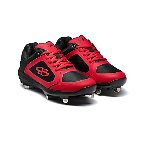 Boombah Women's Ballistic Metal Cleat - Multiple Color Options - Multiple Sizes - Size4