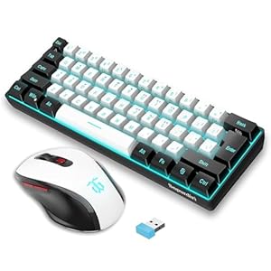 Snpurdiri 60% Kabelloses Gaming Tastatur-Maus-Set
