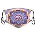 Produktbild NA Mundgesichtsschal, Heilige Geometrie Saturn Yantra Hübscher Mundschal Für Bauernhof,20x15cm