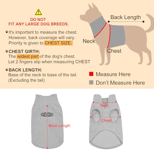 BEAUTYZOO Hundepullover Fleece Weste Hund Kleidung Winter Warme Hundeweste für Kleine Hunde Weicher Fleece Hundejacke mit D-Ring Pullover für Mittel Großen Hund, Weihnachtspullover