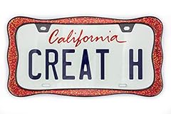 Black Powder Coated with Red Chunky Gliter