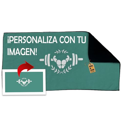 Toalla Gimnasio Grande Personalizada 100x50. Toalla Deportiva. Toallas Personalizadas Gym, Padel, Golf, Crossfit. Toallas Deporte para Gimnasio Suaves y Absorbentes. Toallas para Negocios. SuperSport