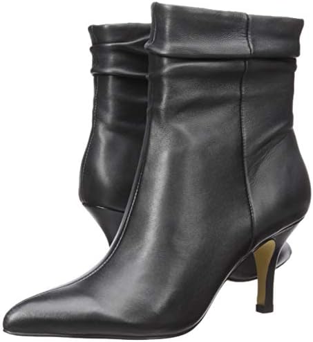 Bella Vita Women's Danielle Dress Bootie Ankle Boot, Black Leather, 12 2W US | Image 6