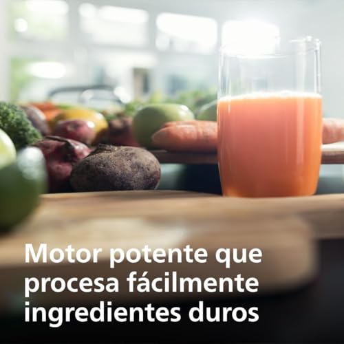 Miniatura 6 de Philips Licuadora Viva Collection – 800W de potencia, Tecnología QuickClean, Tubo de entrada XL 75mm, Capacidad de 2L, Sistema antigoteo, Fácil de montar y limpiar (HR1856/70)