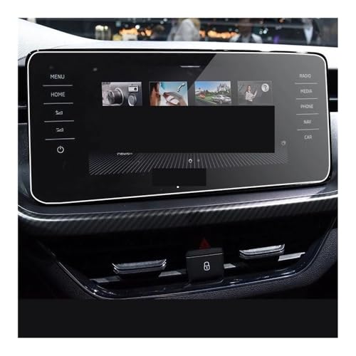Film protecteur navigation anti-rayures en PET pour écran GPS 9.2 pouces Skoda Scala
