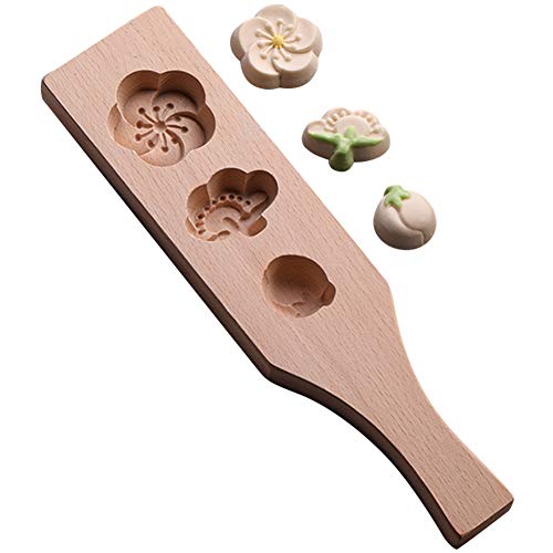 HIGHAWK和菓子型 モールド 和菓子用器具 お菓子 木製 ペストリー ケーキ 花柄 ハンドル付き 製菓道具 手作り 練りきり型 ツール(梅の花3点) HIGHAWK和菓子型 モールド 和菓子用器具 お菓子 木製 ペストリー ケーキ 花柄 ハンドル付き 製菓道具 手作り 練りきり型 ツール(梅の花3点)