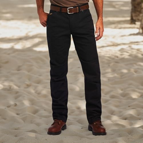 Image of Ariat Mens Rebar M5 Straight Durastretch Washed Twill Dungaree Straight Leg Pant