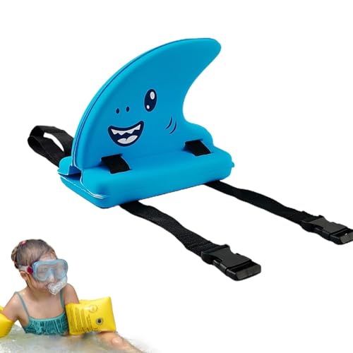 Aletas de tiburón flotantes para niños con correas ajustables
