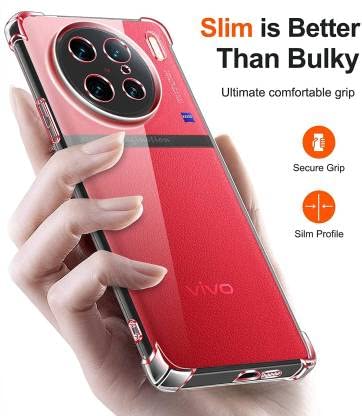 Image of for vivo X90 5G Case,vivo X90 5G Phone Case Clear Transparent Reinforced Corners TPU Shock-Absorption Flexible Cell Phone Cover for vivo X90 5G - Transparent
