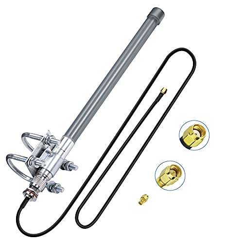 Bingfu Outdoor Lora 915mhz Antenna with 3.3ft RG58 Extention Cable for RAK Nebra Bobcat HNT Helium Hotspot Miner SyncroBit LoraWan Gateway Lora Module Repeater RP-SMA SMA Antennae