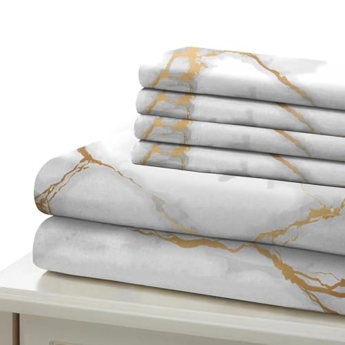 Parure de lit hypoallergique et résistante en microfibre 3D 200x200 cm