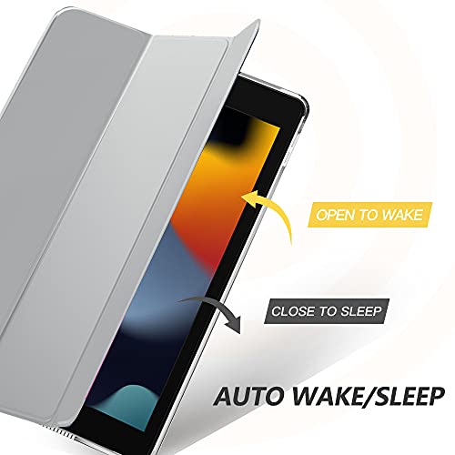 Image of Moko Smart Case for iPad 9th / 8th / 7th Generation Case 10.2 Inch, Silver