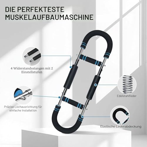 RELIFE REBUILD YOUR LIFE Twister Armtrainer Brust Trainingsgerät Kraftraining Unterarmtrainer Sport Geräte für Zuhause Armtrainer für Zuhause