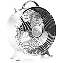 Ventilador Bonito Tristar VE-5967 Ventilador de mesa retro - 20 W - 25 cm Ø - 2 ajustes de velocidad - asa integrada