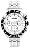 Garanzia: 2 anni Chevignon - 92-0037-501 - Orologio da uomo al quarzo analogico - quadrante argento - cinturino in acciaio argento, Bracciale