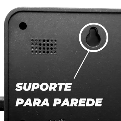 Relógio Despertador Digital Led Com Visor De Temperatura Brilho Ajustável Perfeito para Casa Escritó