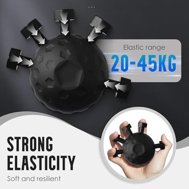 Finger Grip Strengthener, 2025 New Hand Grip Strengthener Finger Exerciser Gripper Tool, Upgrade Grip Exerciser Hand Strengthener Adjustable Hand Grip Silicone Grip Strength Trainer