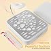LIMEGIRL Nail Drill Dust Collector 3000RPM Vacuum Fan for Acrylic Nail Professional White Dust Extractor with 2 Reusable Filter and Nail File and Cleaning Brush for Salon & Home