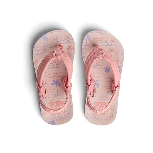 Image of REEF Girls Toddler /Little Kid Ahi Beach Flip Flop, Soft Cushion Footbed, Water Friendly