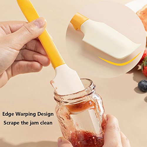 Silicone Jam Spreader Spatula with Can Opener End, Multi Purpose Spreaders for Jar, Peanut Butter Jelly Spreader, Chocolate Spreader Mixing Scraper, Spread with Clean Hands By Simple Spreading - image 2