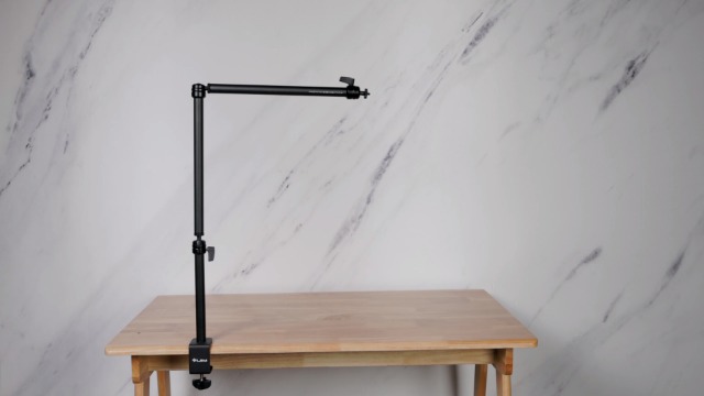 VIJIM LS11 Camera Mount Desk Stand With Auxiliary Holding Arm, Flexible