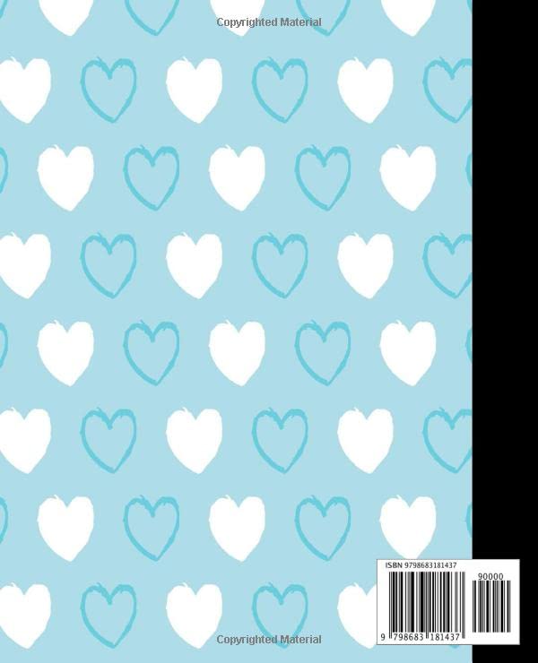Composition Notebook: Wide Ruled Lined Paper Notebook Journal (Hearts) - Image 2