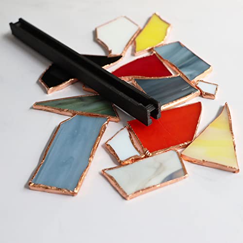PIAOLGYI Stained Glass Copper Foiling Tool,Hand Foiler 7/32