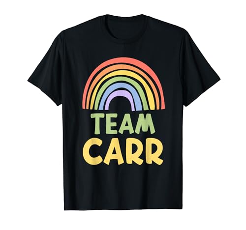 Happy Colorful Team Carr Rainbow Pride Green Yellow T�V���c