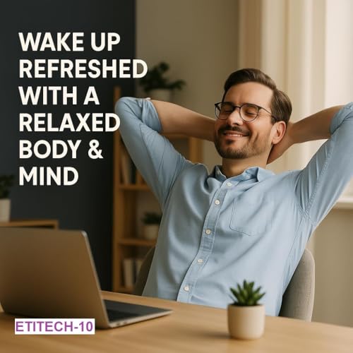 Image of Etitech-10 Melatonin 10mg Chewable Tablet | Natural Sleep aid Pills, Non Habit Forming | Vegetarian | Nutraceutical For Adults - 100 Tablets (10x10)