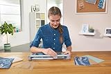 Dahle 507 A4 Self-Sharpening Paper Trimmer Guillotine with Safety Cutting Protection, Blue - Image 8