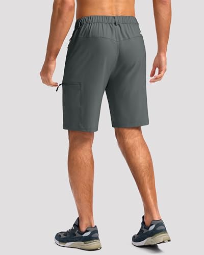 Image of G Gradual Men's Hiking Cargo Shorts 9 inch Quick Dry Lightweight with 4 Pockets