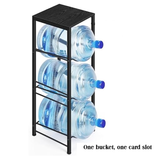 Étagère à snacks robuste avec support intégré pour 3 bouteilles d'eau 5 gallons