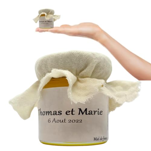 Pot de miel spéciale mariage 40 grs (Blanc)